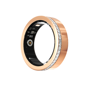 Wholesale Custom Logo Waterproof Smart Ring Health Data Analysis Heart Rate Sleep Blood Oxygen HRV Pressure Test Smart Ring