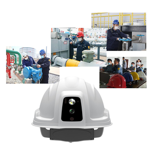 Live Streaming WIFI GPS Voice Intercom 1080P Camera Smart Security Visible Industrial Smart Helmet Tracker