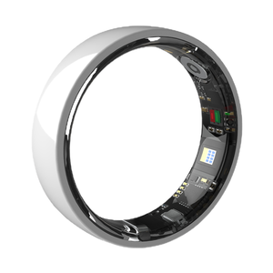Sleep Temperature Wireless Tracker Ceramic Pressure Heart Screen Control Remote High Waterproof Smart Ring Blood Oxygen Sensing